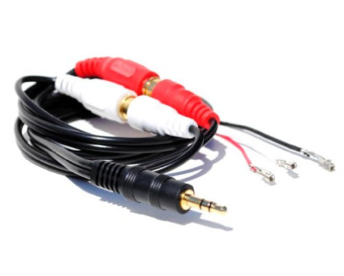 [Australia - AusPower] - Factory Radio Stereo Auxiliary Aux 3.5mm MP3 Audio Input Adapter Cable Compatible with Mitsubishi 2003-2012 (Lancer, Eclipse, Galant, Endeavor, Outlander, Grandis, Lancer Evolution, Triton, Spyder) 