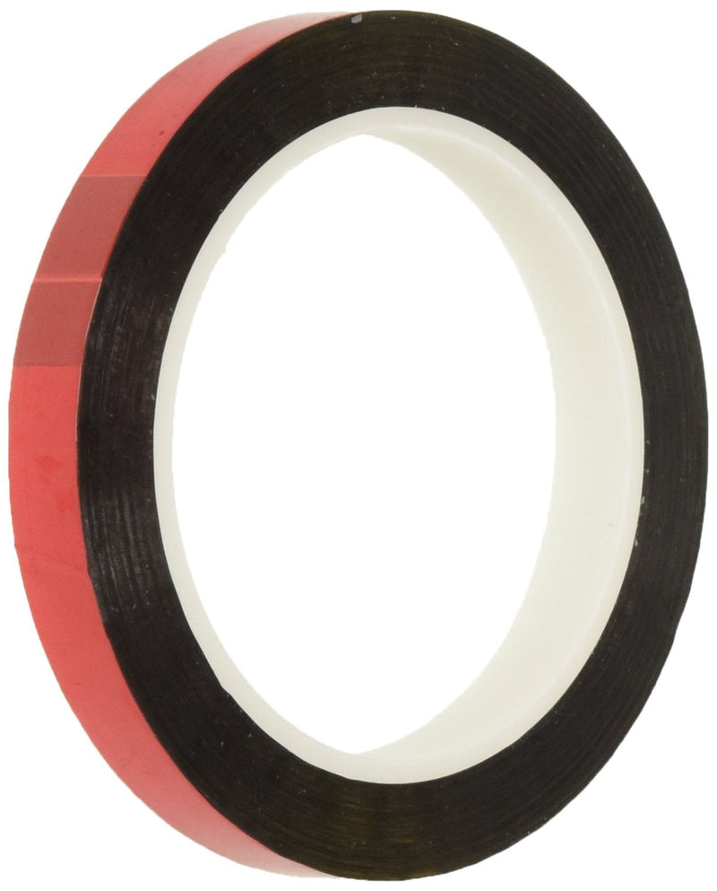 [Australia - AusPower] - TapeCase Metalized Polyester Film Tape 1/4" x 5yds - Red (1 Roll) 5 Yards 0.25 inches 