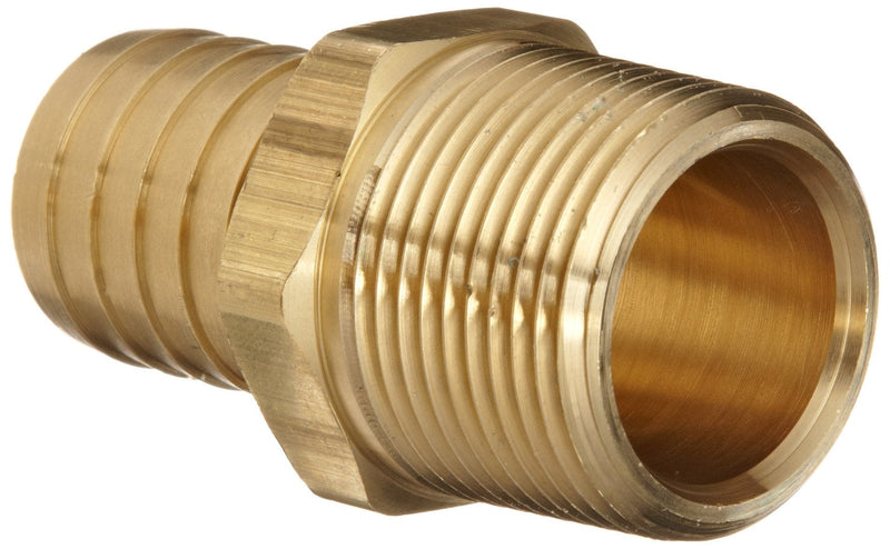 [Australia - AusPower] - Dixon BN88 Brass Hose Fitting, Adapter, 1" NPTF Male x 1" Hose ID Barbed 1.0 