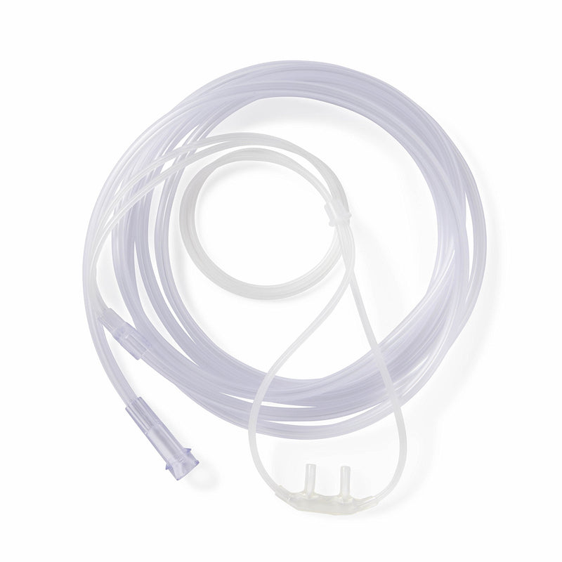 [Australia - AusPower] - Medline Soft-Touch Nasal Oxygen Cannula, Standard Connector, 4-ft. Tubing Length, Adult Size, Pack of 50 