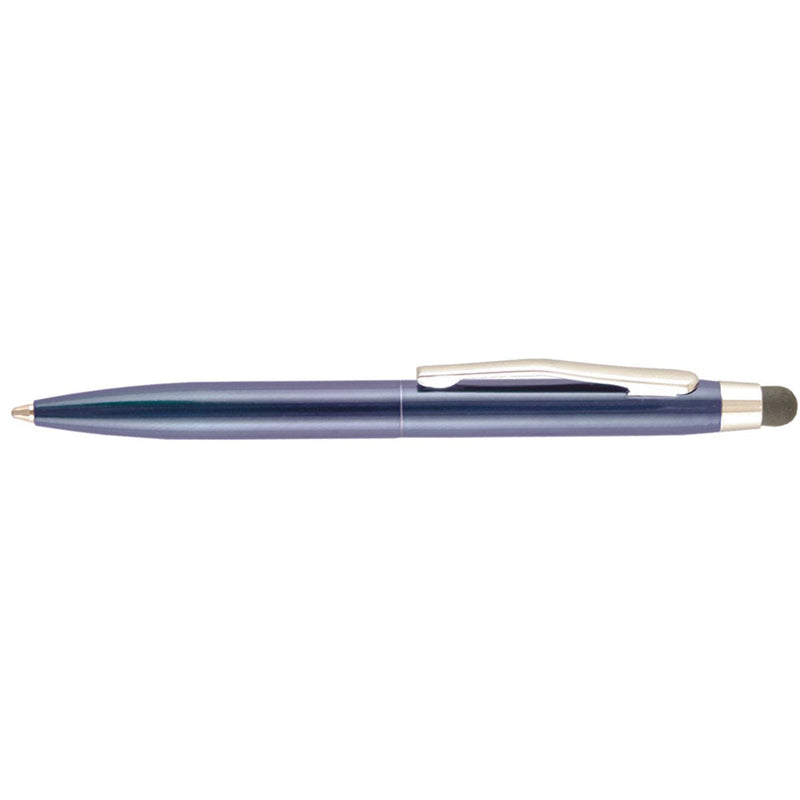 [Australia - AusPower] - St. Tropez Petite 2-In-1 Stylus & Pen W/Black Ink Open Stock-Blue Barrel 