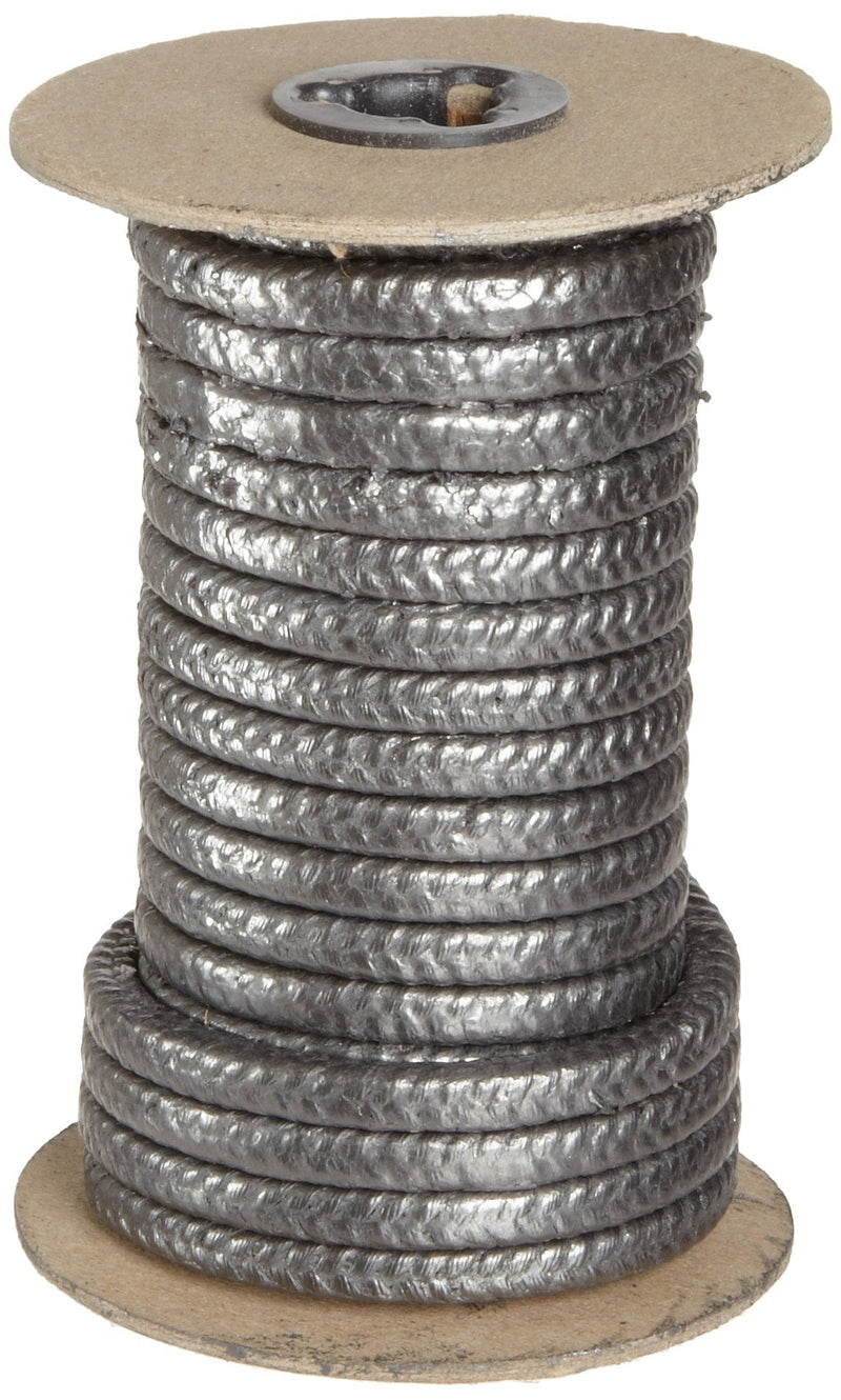 [Australia - AusPower] - Palmetto 1555 Series Graphite Filament Compression Packing Seal, Dull Gray, 5/16" Square, 10' Length 5/16" 10 Feet 1 