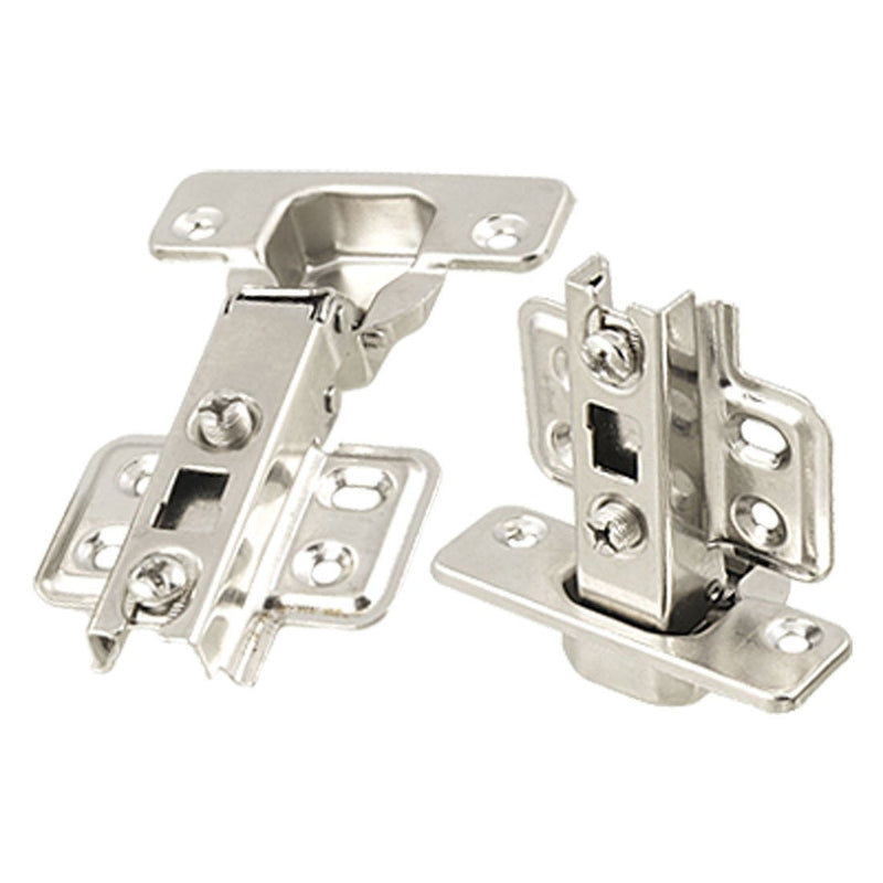 [Australia - AusPower] - uxcell A11112500ux0531 Stainless Steel Cabinet Door Hinge Concealed Inset Manual Close (Pack of 2) 