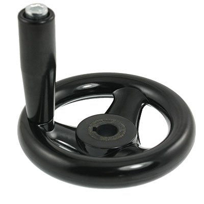 [Australia - AusPower] - uxcell 3.9" Diameter Hand Wheel W Revolving Handle for Milling Machine 