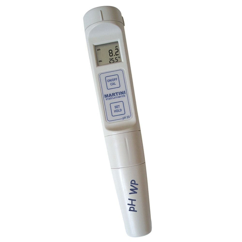 [Australia - AusPower] - Milwaukee Instruments PH55 pH Waterproof Dual Level Temperature Meter, Pocket-Size, -2.0 DegreeC to 16.0 DegreeC Temperature Range, 0.1pH Resolution, 38 mm Diameter 