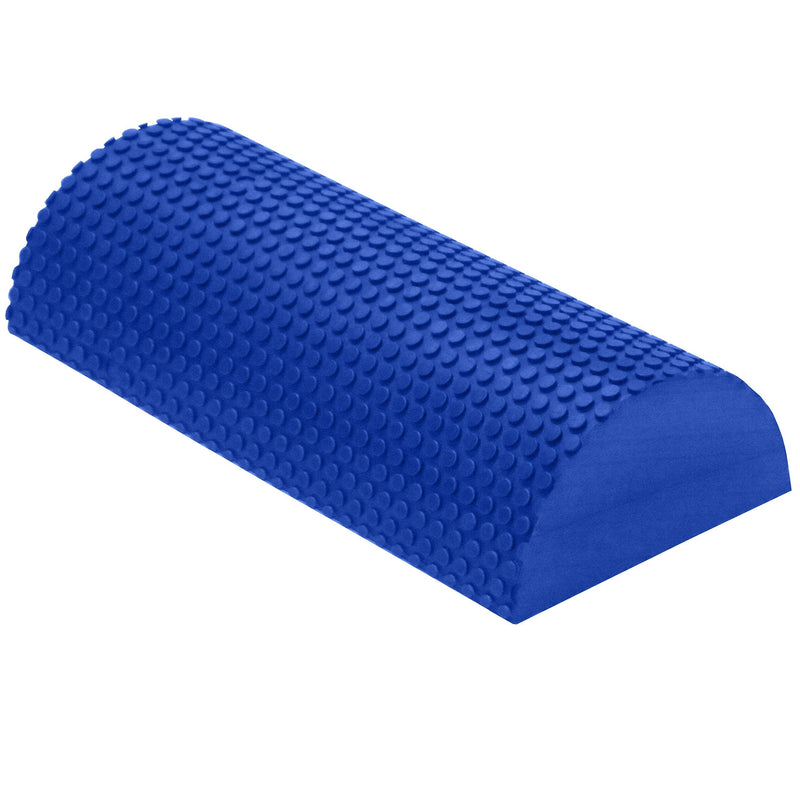 [Australia - AusPower] - Bean Products High-Density EVA Foam Rollers | Deep Tissue Massager | Myofascial Release Textured Bumps | 12” Half Roller | Made in The USA 