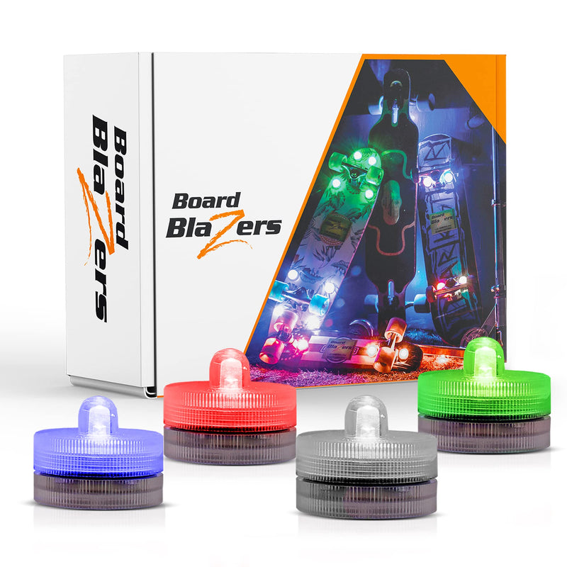 [Australia - AusPower] - Board Blazers LED Skateboard Lights Underglow - Ideal Skateboard Gift & Skateboard Accessory. Perfect LED Longboard Light or Scooter Light Great Stocking Stuffer for Kids Blazing Blue 