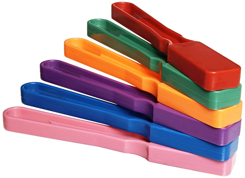 [Australia - AusPower] - hand2mind Rainbow Magnetic Wand Set for Kids for 5-10, 8 Inch with Magnet Bar, Use for Sewing, Science Experiments, Bingo, Fridge, and Magnetic Concepts, Homeschool Supplies (Pack of 6) 