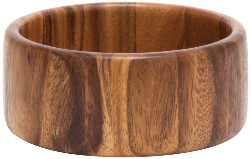 [Australia - AusPower] - Lipper International Acacia Straight-Side Serving Bowl for Fruits or Salads, Small, 6" Diameter x 2.5" Height, Single Bowl 