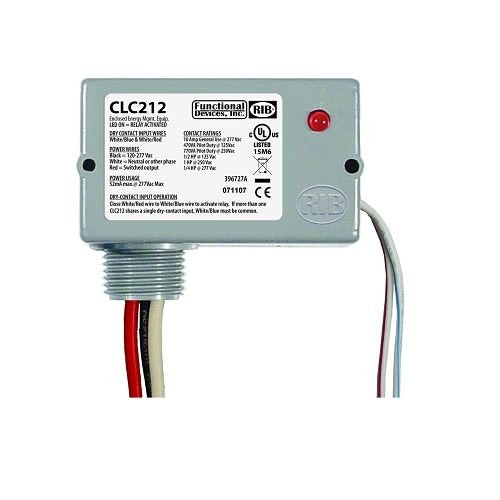 [Australia - AusPower] - Functional Devices (RIB) CLC212 Closet Light Switch, Enclosed 10A SPST, 120-277 V 1 