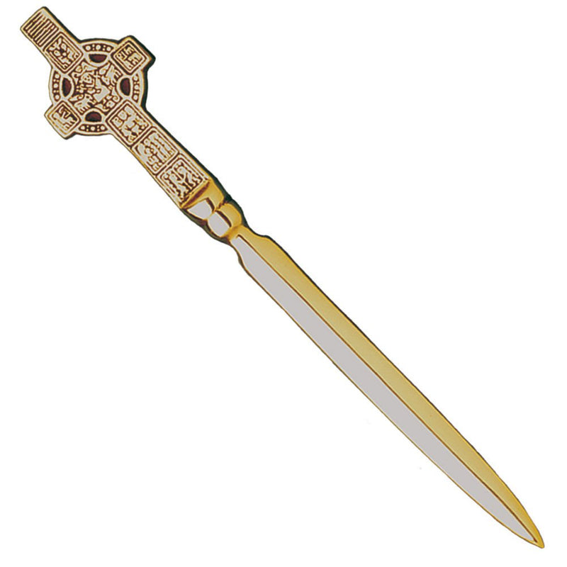 [Australia - AusPower] - Celtic Bronze Irish Cross Letter Opener 664 