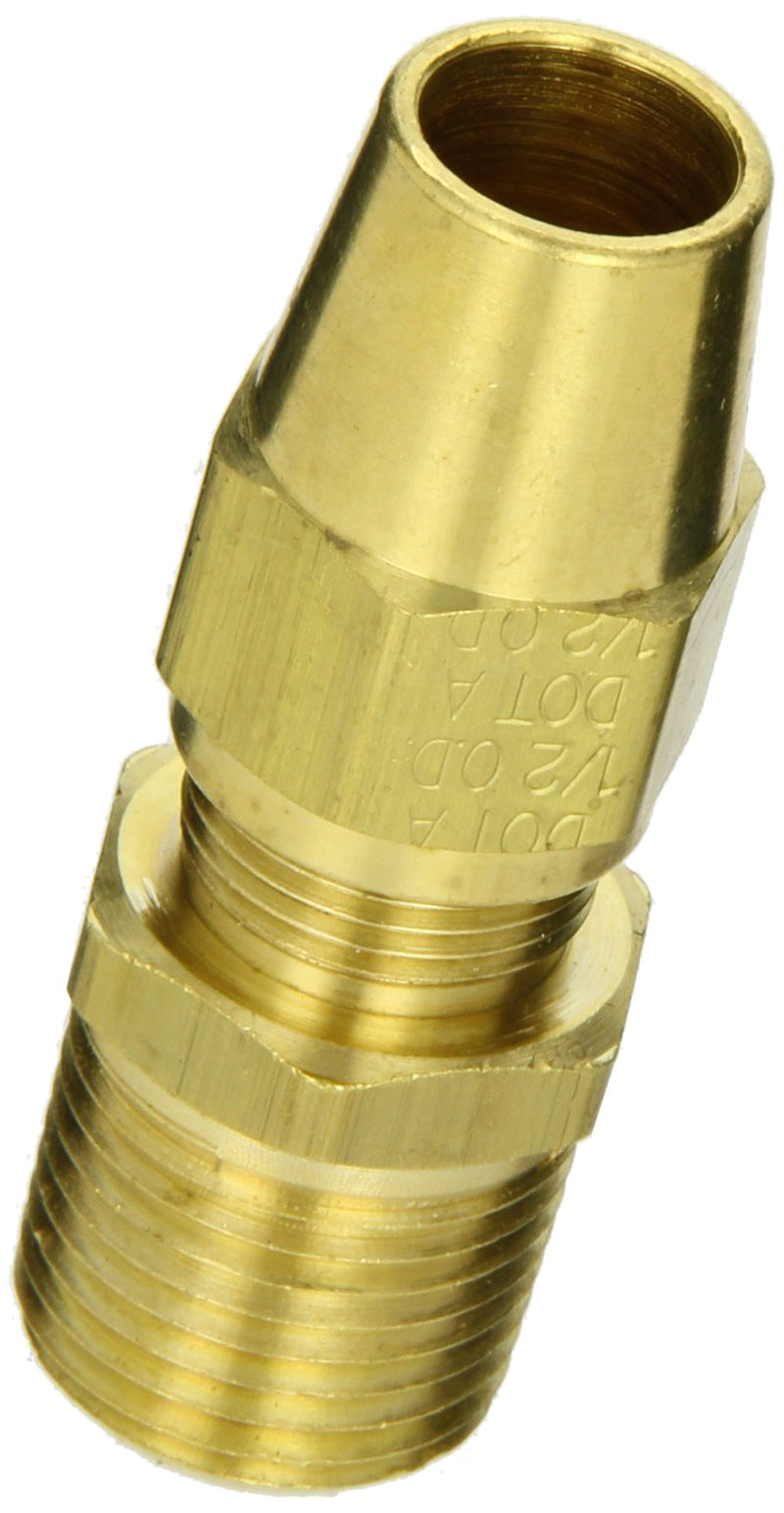 [Australia - AusPower] - EATON Weatherhead 1368X8X8 Air Brake Tubing Male Connector, 1/2" Tube OD, 1/2" Male Pipe Thread 