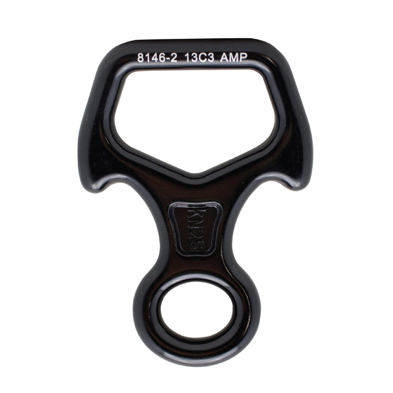 [Australia - AusPower] - Fusion Climb Aluminum Compact Bent Eight Descender Black 