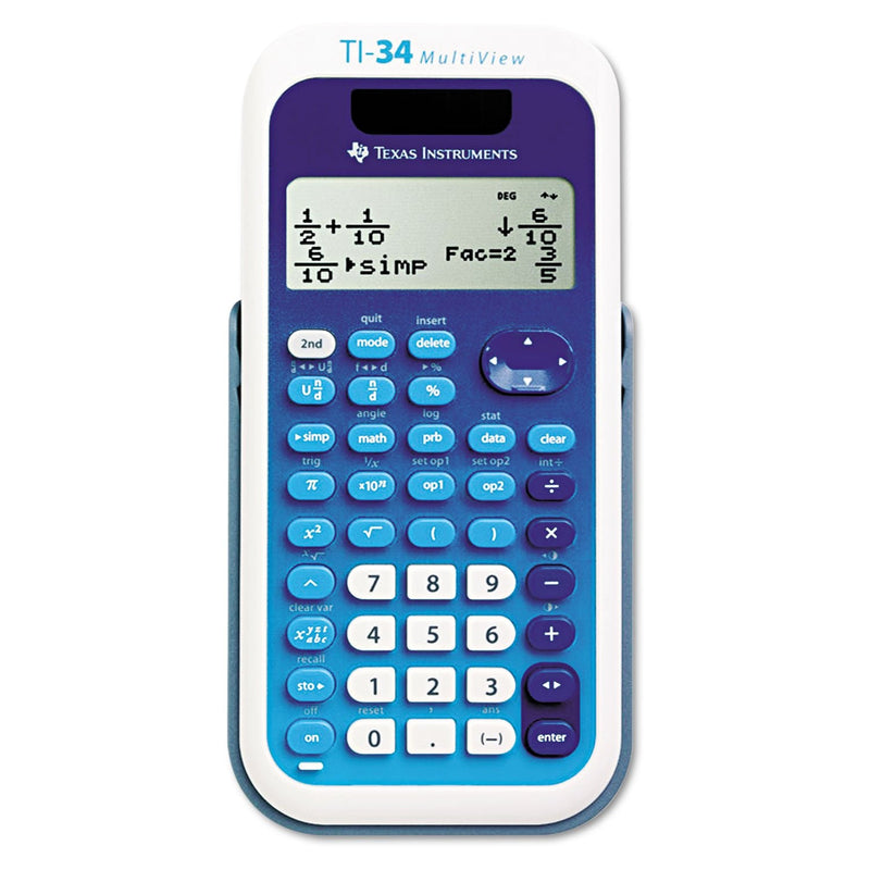 [Australia - AusPower] - Texas Instruments TI-34 MultiView Scientific Calculator 