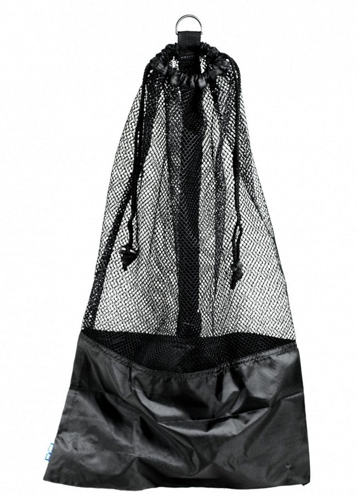 [Australia - AusPower] - Black Snorkel Bag! Mesh Draw String w/Shoulder Strap 