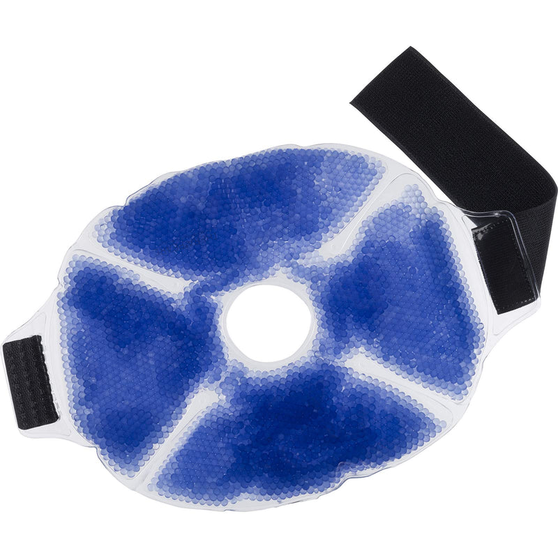[Australia - AusPower] - TheraPearl Color Changing Hot Cold Pack for Knee, Reusable Knee Wrap with Strap & Gel Beads, Best Ice Bag for Swelling, ACL & MCL Surgery, Sports Injuries, Non Toxic Flexible Hot & Cold Compress New Version 