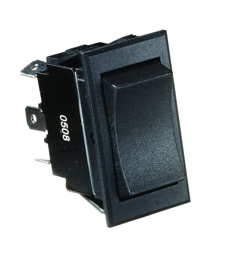 [Australia - AusPower] - RV Designer S225, Rocker Switch, 20 Amp, 6 Terminals, Momentary On / Off / Momentary On, DPDT, Black, DC Electrical Six Terminal 