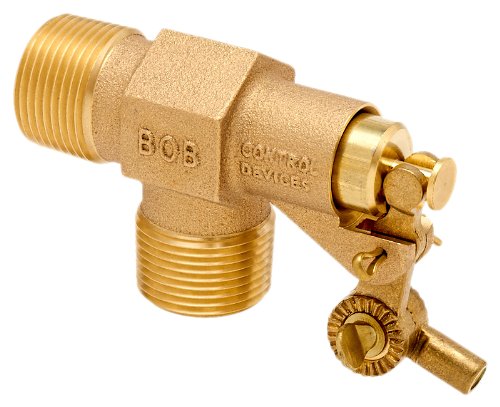 [Australia - AusPower] - Robert Manufacturing - R400-1 R400 Series Bob Red Brass Float Valve, 1" NPT Male Inlet x 1" NPT Male Outlet, 68.5 gpm at 85 psi Pressure 