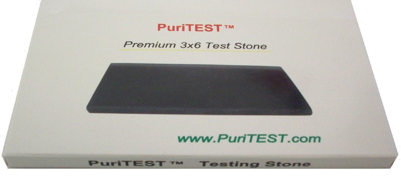 [Australia - AusPower] - Pro-Quality Gold Test Stone- 6x3 inch Large Test Stone with Professional Rubber Backing by PuriTEST 