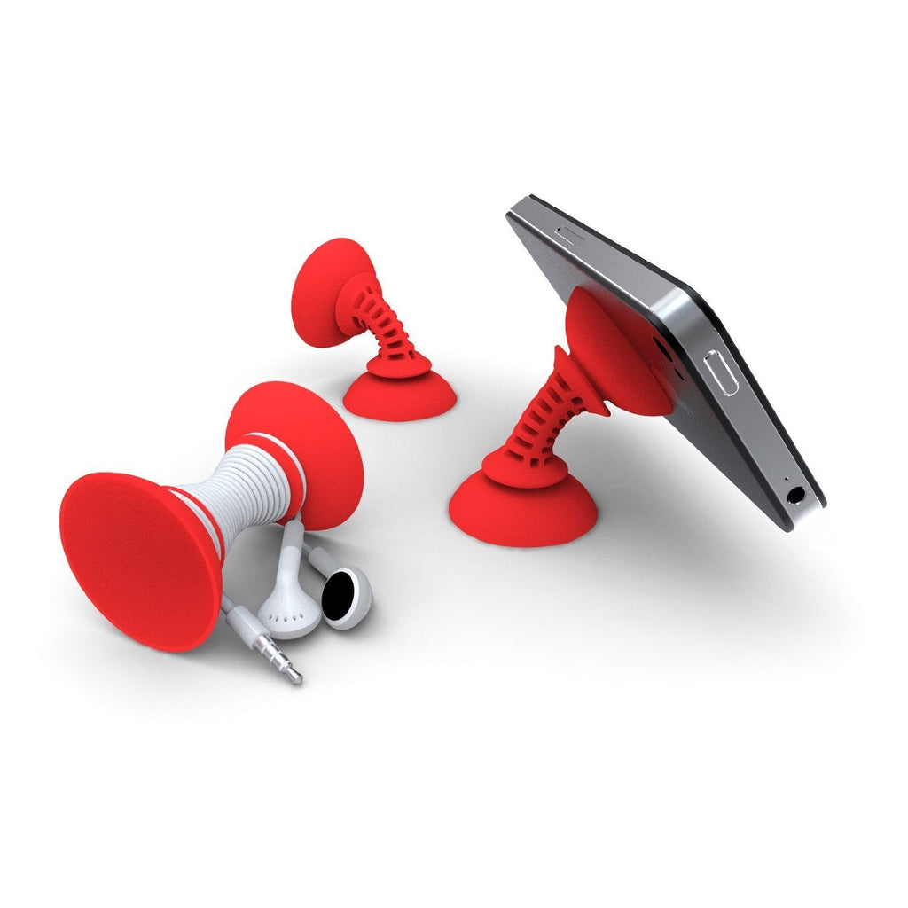 [Australia - AusPower] - STKR Concepts Simple Sucker - Flexible Smartphone Mount - Red 