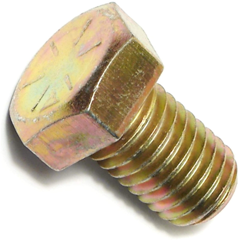 [Australia - AusPower] - Hard-to-Find Fastener 014973254407 Grade 8 Coarse Hex Cap Screws, 5/8-11 x 1, Piece-10 , yellow 5/8-11 x 1" 