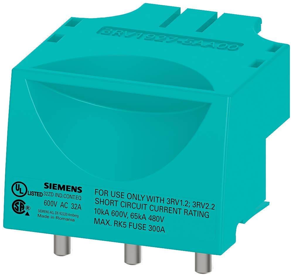 [Australia - AusPower] - Siemens 3RV19 27-5AA00 Plug In Connector, Single-Unit Packaging, S0 Screw 