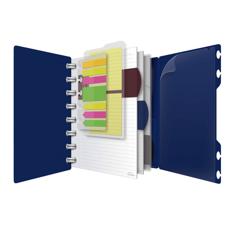 [Australia - AusPower] - Ampad Versa Crossover Notebook, 6 x 9 Inch Size, Wide-Ruled, Navy, 60 Sheets (25-635) 6 x 9 Notebook 