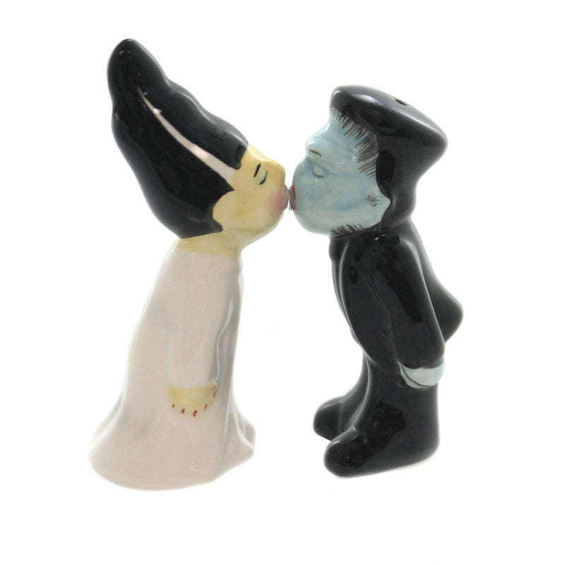 [Australia - AusPower] - Pacific Giftware Zombies Monster and Bride Magnetic Ceramic Halloween Salt and Pepper Shakers 