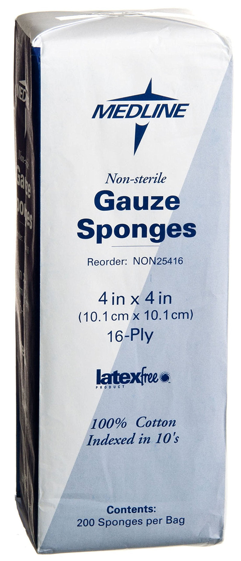 [Australia - AusPower] - Gauze, Sponge, 4" x 4", 16Ply, Woven, Ns, Lf 