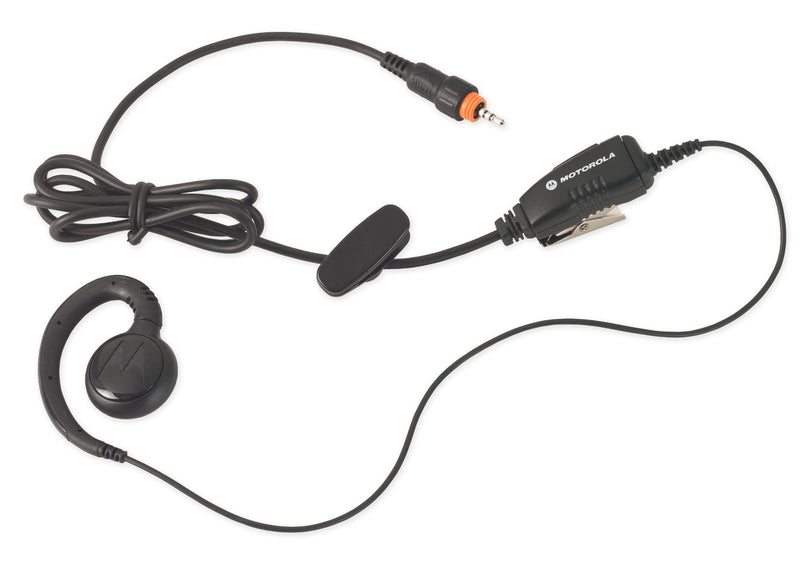 [Australia - AusPower] - Motorola Solutions Business Radios HKLN4455 CLP Single Pin Non-Adjustable PTT Earpiece (Black) 