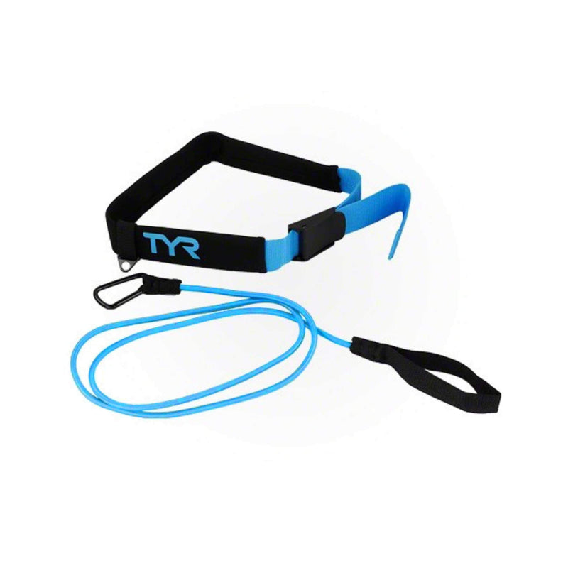 [Australia - AusPower] - TYR Aquatic Resistance Belt 9.5 x 4.5 x 2.5" Black / Blue 