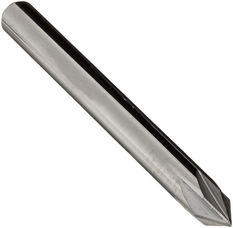 [Australia - AusPower] - KEO 55781 Solid Carbide Single-End Countersink, Uncoated (Bright) Finish, 6 Flutes, 60 Degree Point Angle, Round Shank, 3/16" Shank Diameter, 3/16" Body Diameter 