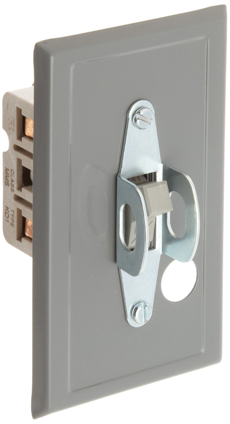 [Australia - AusPower] - Siemens MMSKF1 Fractional HP Switch, Single and 3 Phase, Open Switch, Gray Flush Plate, Toggle Operator Type, Standard Switch Feature, 2 Poles 