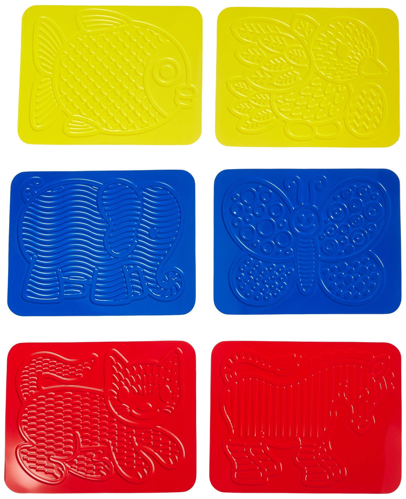 [Australia - AusPower] - Roylco Junior Animal Rubbing Plates with Guide, 8.5" x 11", Set of 6 