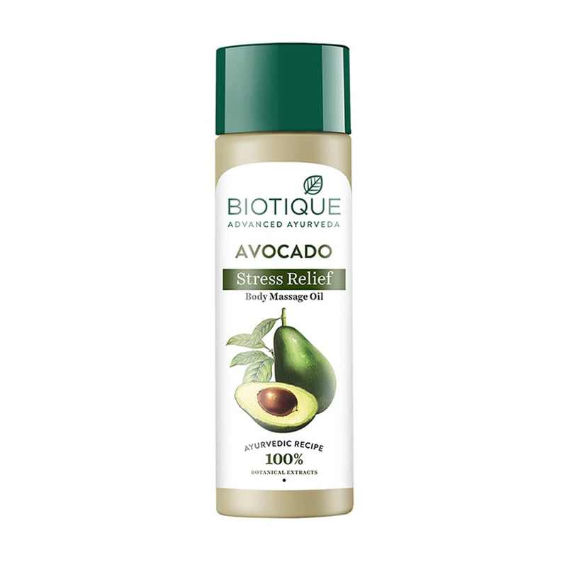 [Australia - AusPower] - Biotique Bio Avocado Body Massage Oil, 200 ml 