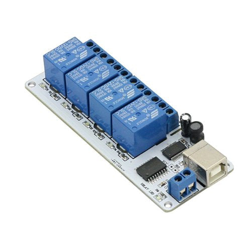 [Australia - AusPower] - SainSmart USB 4 Channel DC 12V Relay Module Automation for Arduino Raspberry Pi DSP AVR PIC ARM 