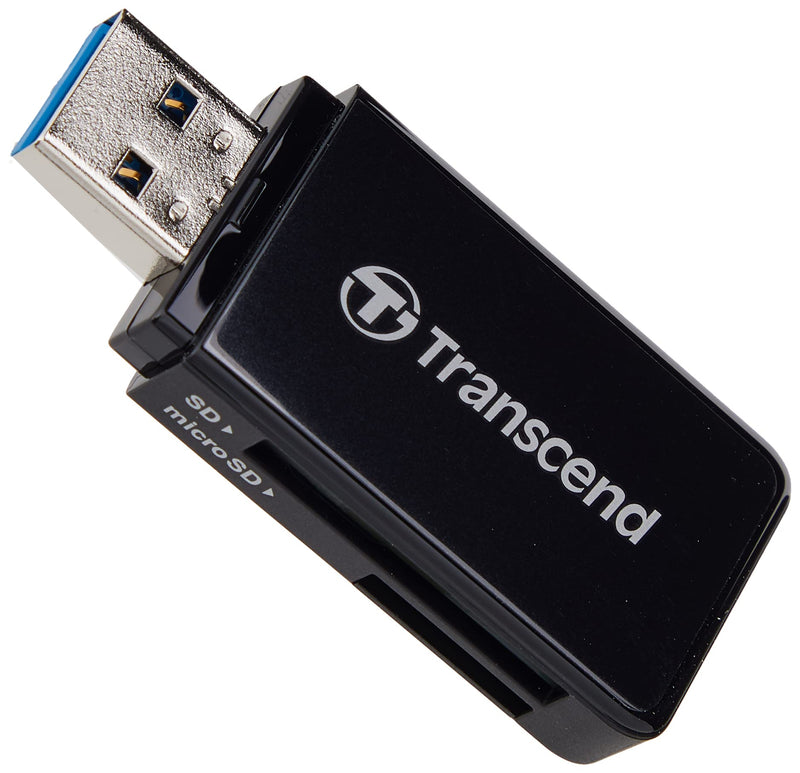 [Australia - AusPower] - Transcend TS-RDF5K USB 3.1 SDHC/SDXC/microSDHC/SDXC Card Reader, Black 