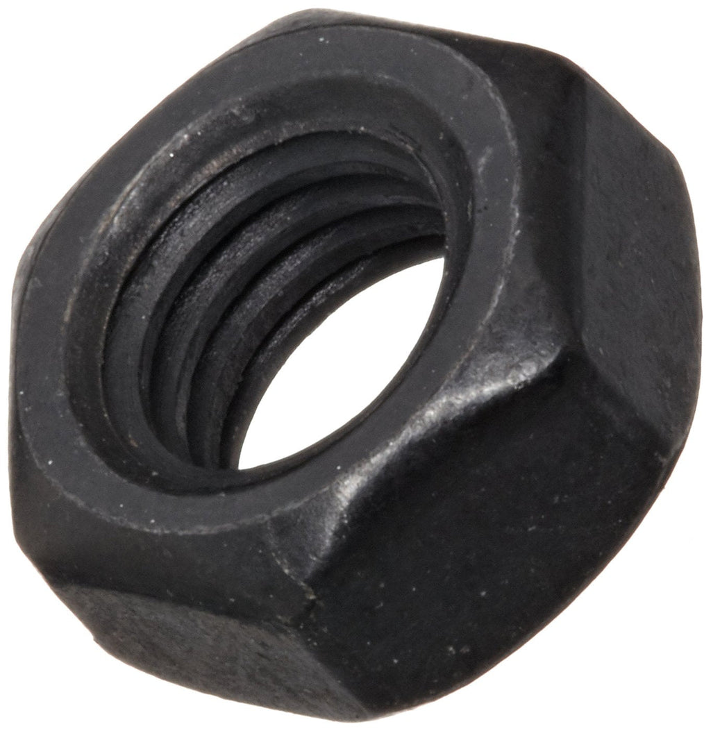 [Australia - AusPower] - 18-8 Stainless Steel Hex Nut, Black Oxide Finish, DIN 934, Metric, M5-0.8 Thread Size, 8 mm Width Across Flats, 4 mm Thick (Pack of 100) 