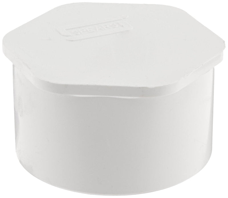[Australia - AusPower] - Spears 449 Series PVC Pipe Fitting, Plug, Schedule 40, 1-1/2" Spigot 1.5 Inch 