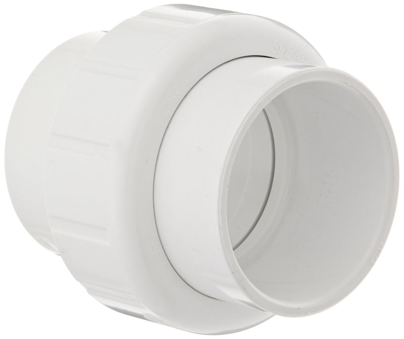 [Australia - AusPower] - Spears 497 Series PVC Pipe Fitting, Union with EPDM O-Ring, Schedule 40, 3/4" Socket 0.75 Inch 1 