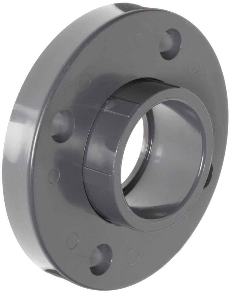 [Australia - AusPower] - Spears 854-025 PVC Pipe Fitting, Van Stone Flange, Class 150, Schedule 80, Gray, 2-1/2" Socket 