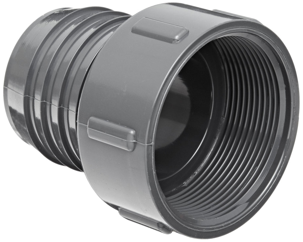 [Australia - AusPower] - Spears 1435 Series PVC Tube Fitting, Adapter, Schedule 40, Gray, 3/4" Barbed x NPT Female 