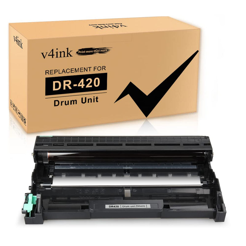 [Australia - AusPower] - v4ink Compatible Drum Unit Replacement for Brother DR420 to use for HL-2240 HL-2240D HL-2270DW HL-2280DW MFC-7360N MFC-7460DN MFC-7860DW Brother IntelliFax-2840 2940 DCP-7060D DCP-7065DN Printer 