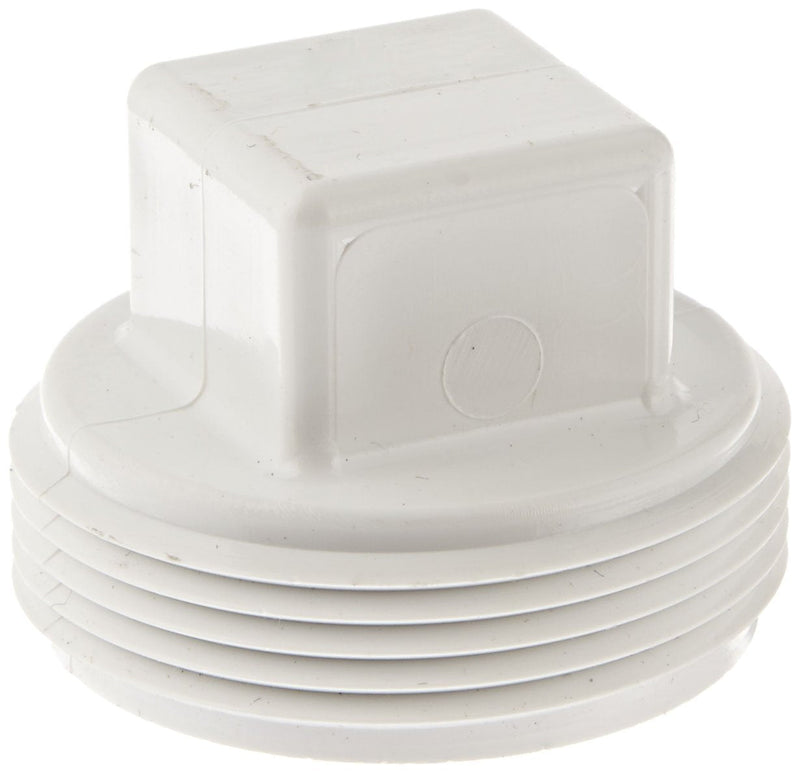 [Australia - AusPower] - Spears P106 Series PVC DWV Pipe Fitting, Cleanout Plug, 1-1/2" NPT Male 1.5 Inch 