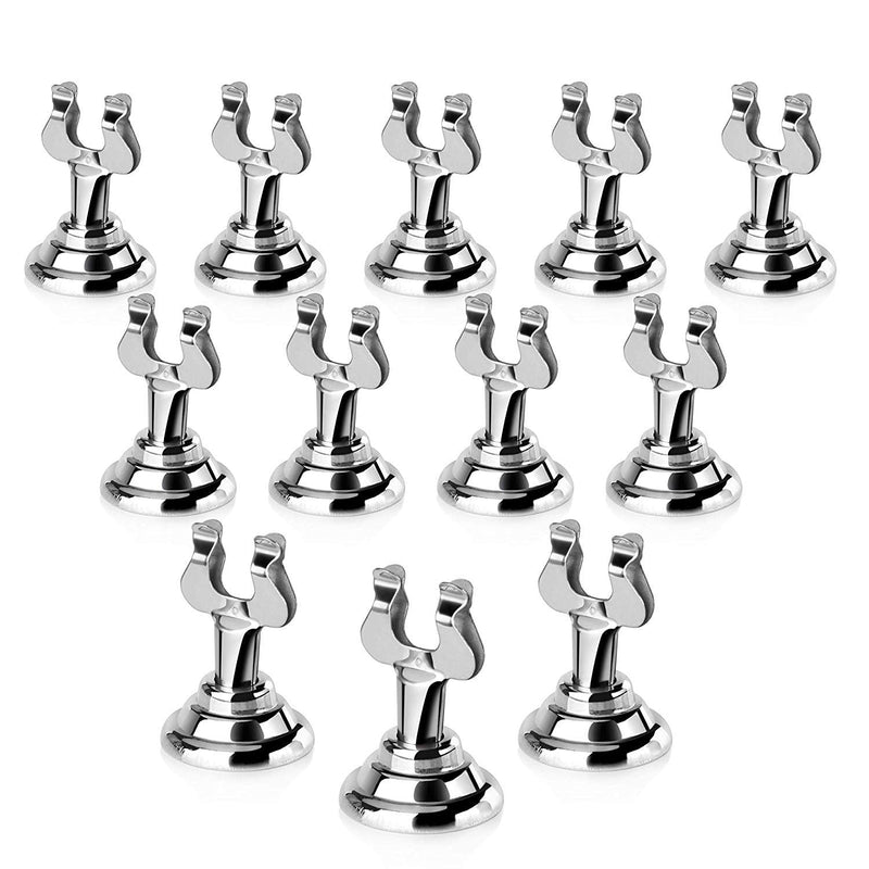 [Australia - AusPower] - New Star Foodservice 23428 Harp Clip Style, Place Card/Table Number Holder, 1.5 inch, Silver, Set of 12 Silver, 12 piece, 1.5-Inch 