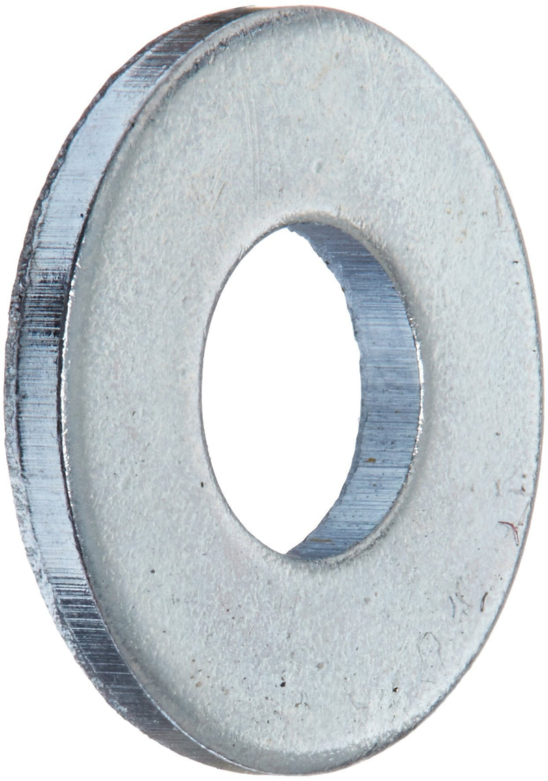 [Australia - AusPower] - Steel Flat Washer, Zinc Plated Finish, ASME B18.22.1, No. 8 Screw Size, 3/16" ID, 7/16" OD, 0.049" Thick (Pack of 100) 
