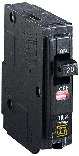 [Australia - AusPower] - Square D Schneider Electric, QO120, Circuit Breaker 1P 20A, Black 