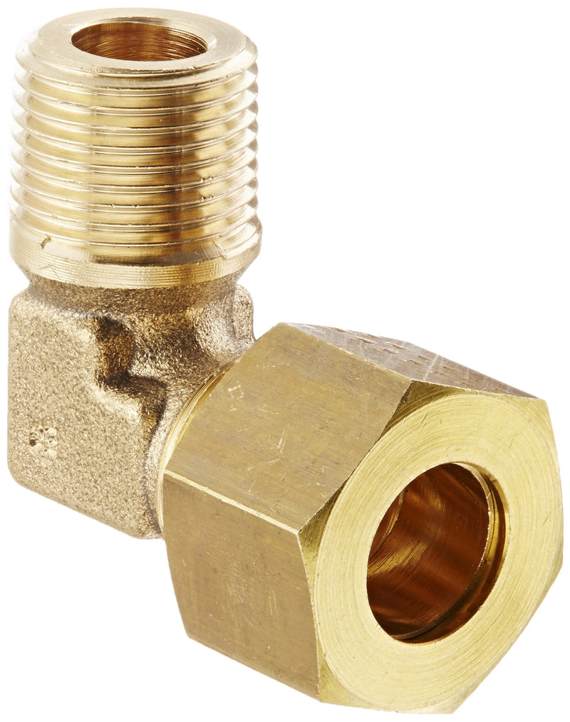 [Australia - AusPower] - Legris 0109 12 17 Brass Compression Tube Fitting, 90 Degree Elbow, 12 mm Tube OD x 3/8" BSPT Male 
