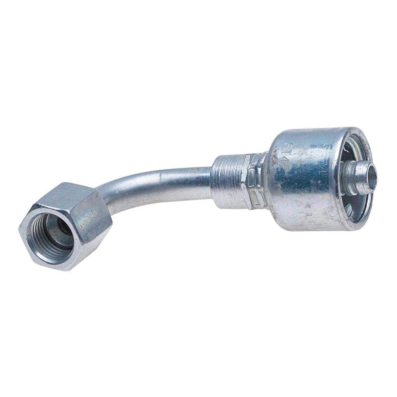 [Australia - AusPower] - Gates G25180-1012 Female JIC 37 Flare Swivel - 90 Bent Tube (MegaCrimp) 