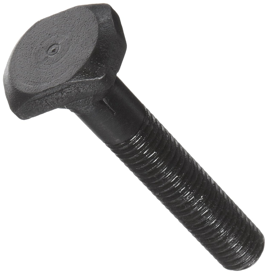 [Australia - AusPower] - Te-Co 46202 Black Oxide Medium Carbon Steel T-Bolt, 3/8"-16 TPI, 1-1/2" Thread Length, 2" Length, 11/16" x 11/16" x 1/4" Head, 3/8" Table Slot (Pack of 2) 